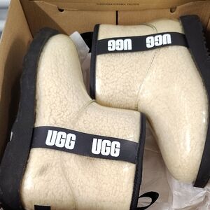 UGG Cream and Black Kids Boots